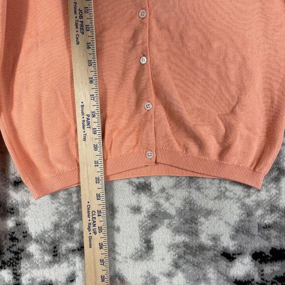 Vintage Lilly Pulitzer Sweater Womens Size Medium Cotton Button Up Short Length - Picture 5 of 11